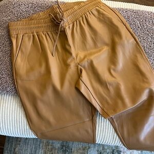 Loft Pleather Baggy Pants